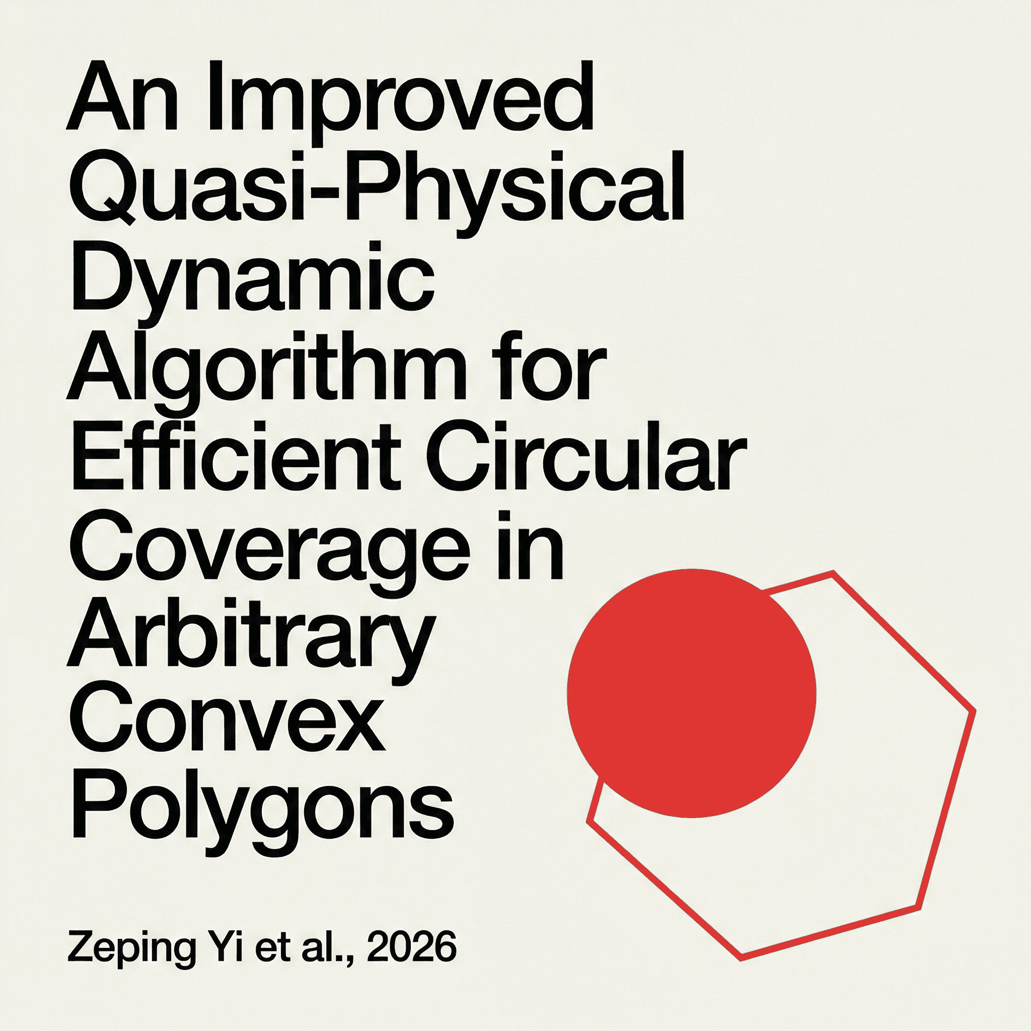 Geometric Tension and Topographic Order: Optimizing Circular Coverage in Convex Polygons